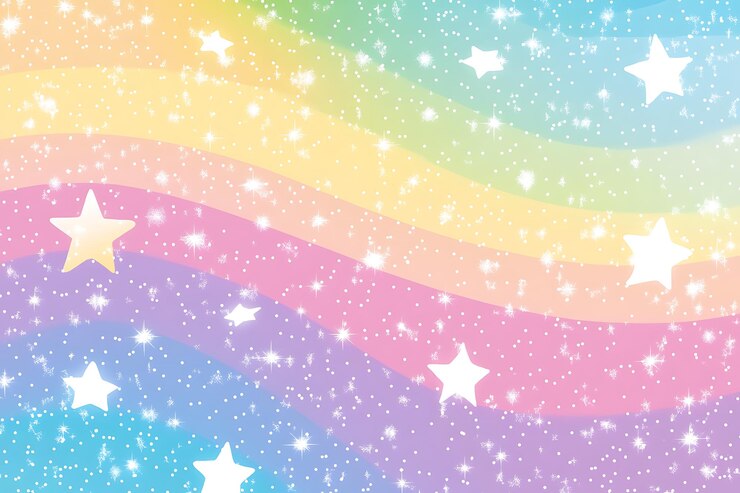 Hay muchas estrellas que están volando en el cielo