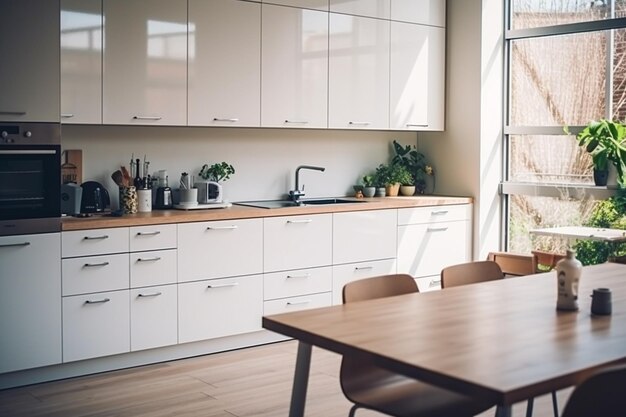 hay un primer plano de una pared decorativa con flores generativas ai