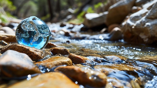 Foto hd 8k tapete für wasser stock photographic