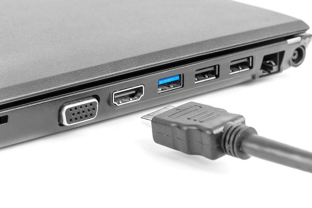 HDMI-Kabel an Laptop anschließen