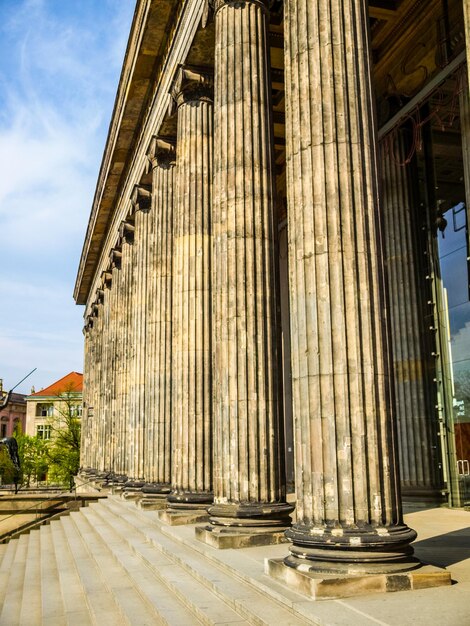 HDR Altesmuseum en Berlín Alemania