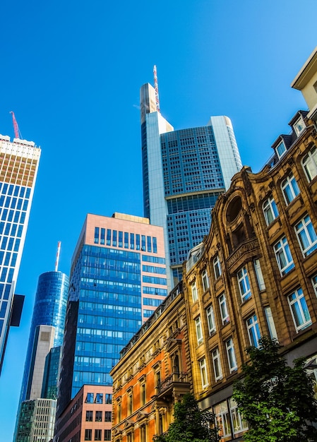 HDR-Ansicht von Frankfurt Deutschland