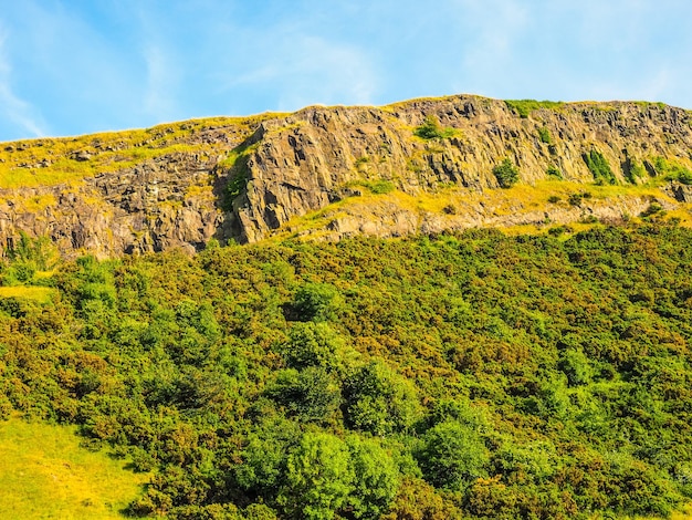 HDR Arthur's Seat en Edimburgo