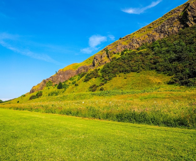 HDR Arthur's Seat em Edimburgo