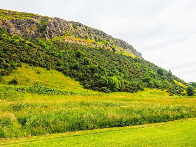 HDR Arthurs Seat in Edinburgh