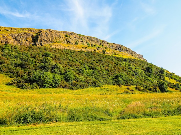 HDR Arthurs Seat in Edinburgh