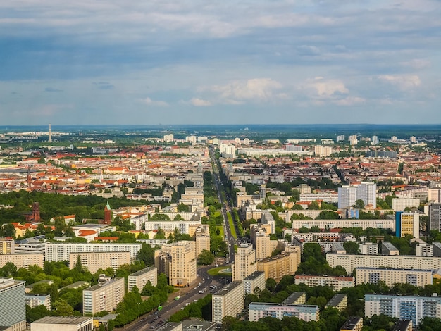 HDR Berlim vista aérea