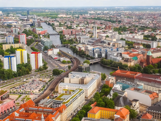 HDR Berlim vista aérea