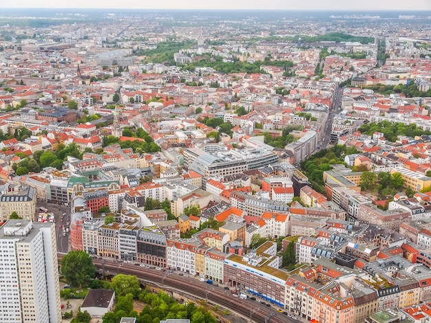 HDR Berlim vista aérea