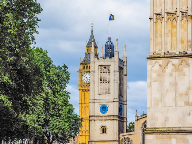 Hdr big ben em londres