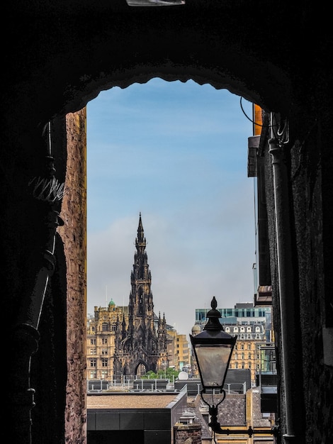 HDR-Blick auf die Stadt Edinburgh