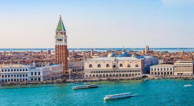 HDR-Blick auf die Stadt Venedig