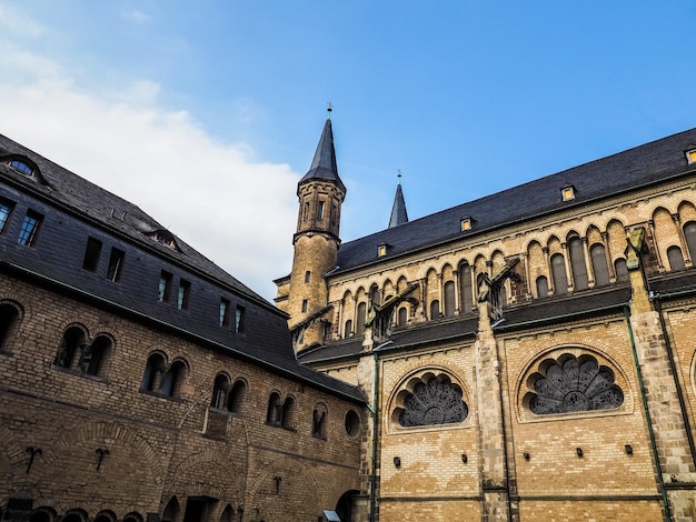 HDR Bonner Muenster Bonn Minster igreja da basílica em Bonn