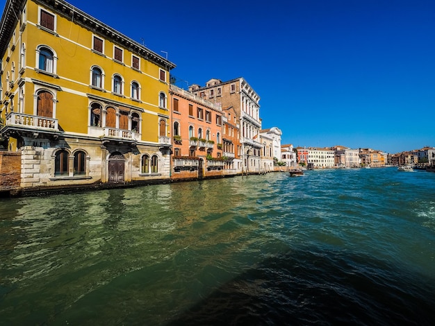 HDR Canal Grande en Venecia
