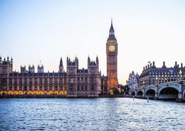 HDR Casas del Parlamento en Londres