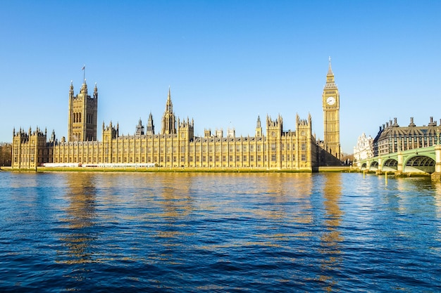 Foto hdr casas del parlamento de londres