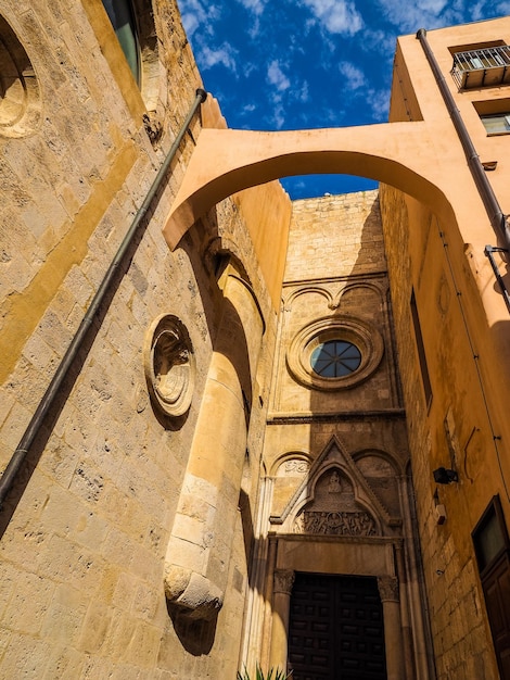 HDR Casteddu que significa barrio del castillo en Cagliari