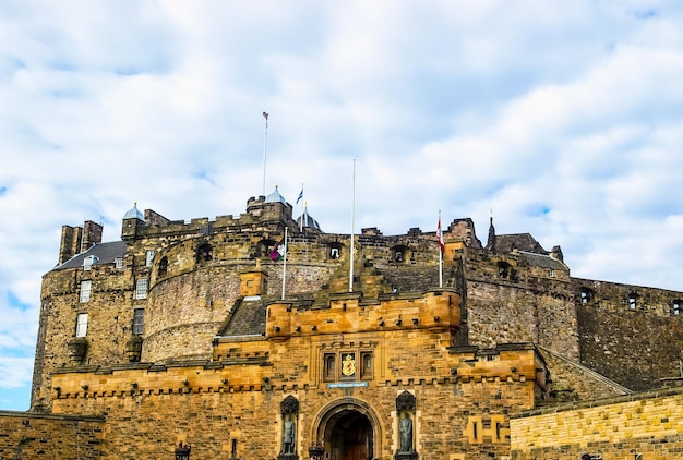 HDR Castillo de Edimburgo en Escocia