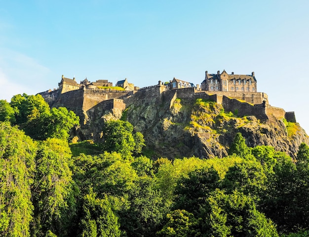 HDR Castillo de Edimburgo en Escocia