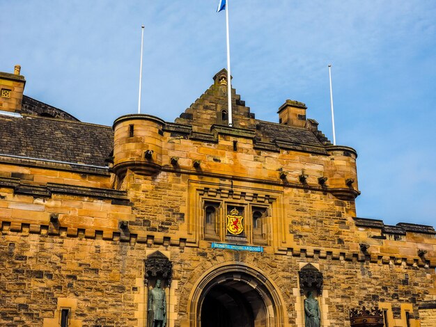 HDR Castillo de Edimburgo en Escocia