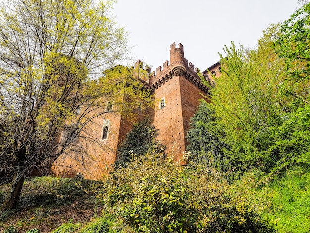 HDR Castillo medieval en Turín