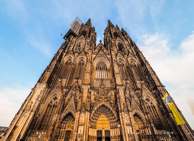 Hdr catedral de são pedro em koeln