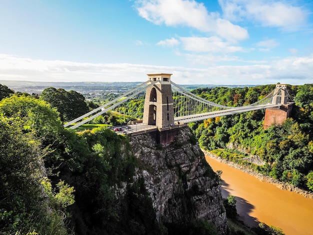 HDR Clifton Suspension Bridge in Bristol