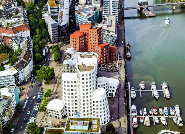 HDR Düsseldorf Mediahafen Hafen