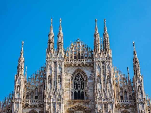 HDR Duomo que significa Catedral em Milão