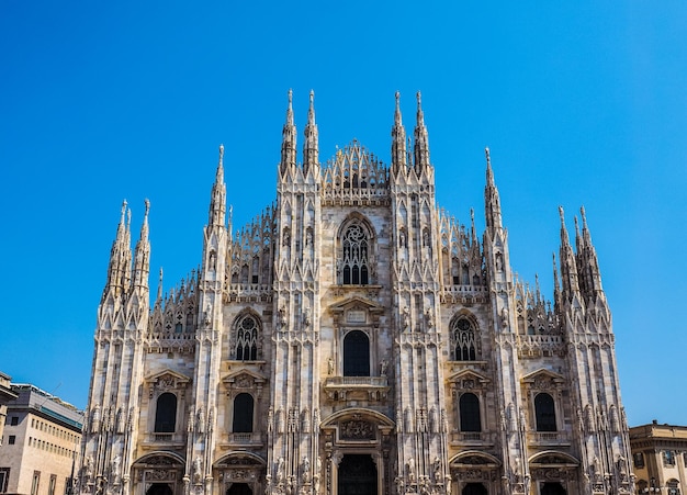 HDR Duomo que significa Catedral em Milão