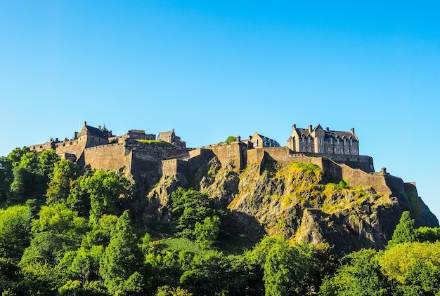 HDR Edinburgh Castle in Schottland