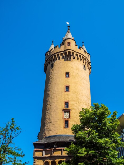 HDR Eschenheimer Turm Fráncfort