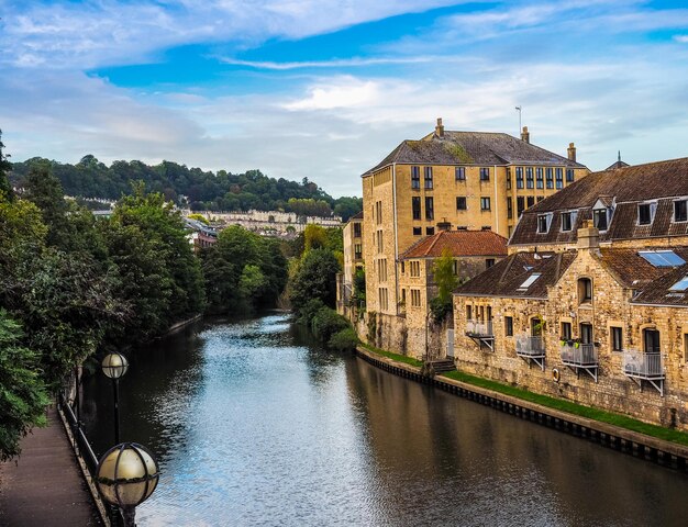 HDR-Fluss Avon im Bad