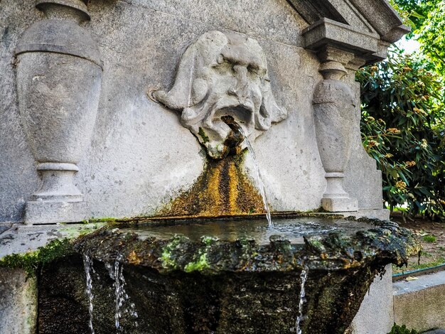 HDR-Fontana dei Mascheroni in Turin