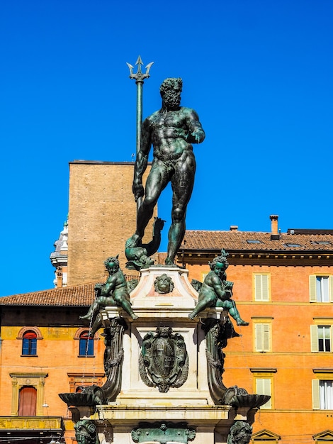 HDR Fontana del Nettuno Fonte de Netuno em Bolonha