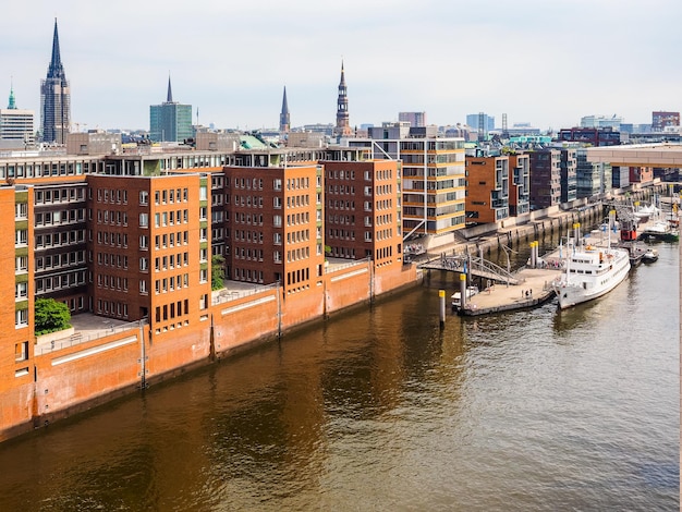 HDR Hamburger Skyline-Blick