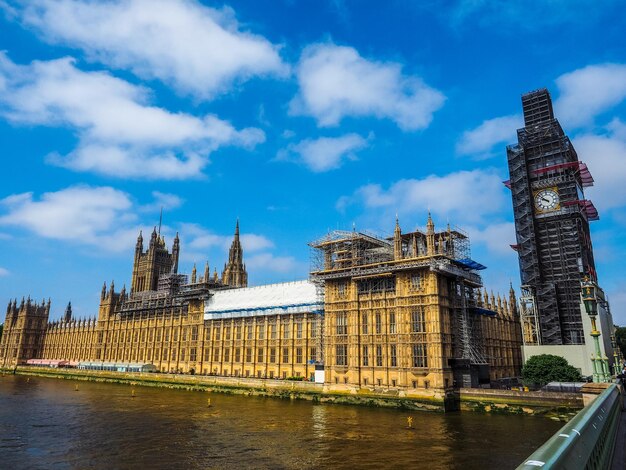 HDR Houses of Parliament Erhaltungsarbeiten in London