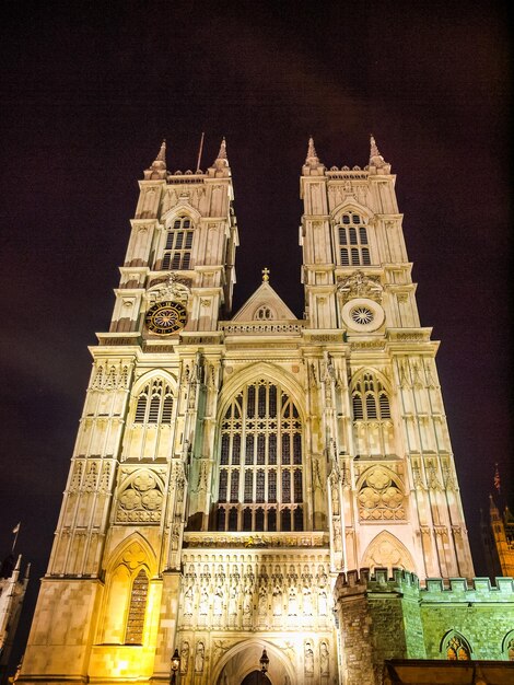 HDR Iglesia de la Abadía de Westminster en Londres