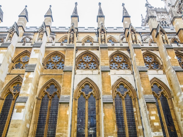 HDR Iglesia de la Abadía de Westminster en Londres