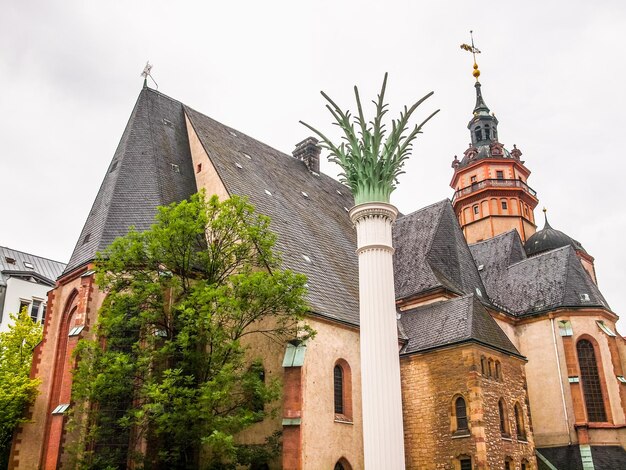 HDR Iglesia Nikolaikirche en Leipzig