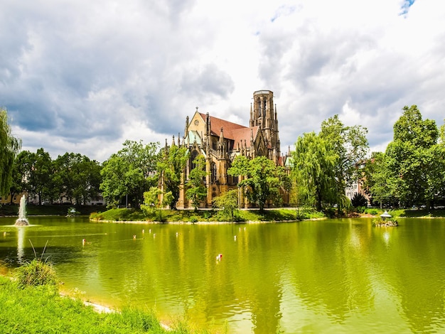 HDR Johanneskirche Stuttgart