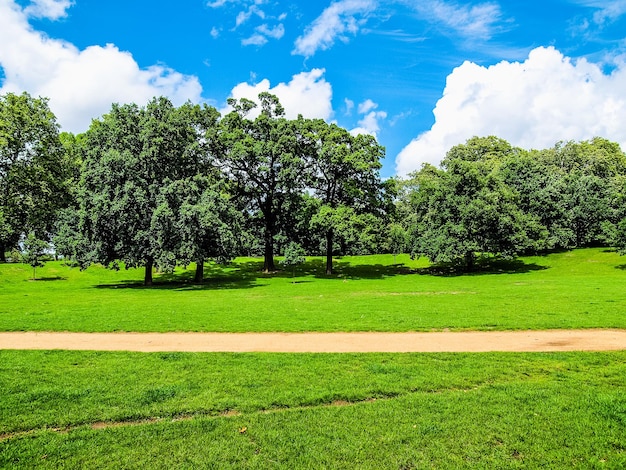 HDR Kensington jardins Londres