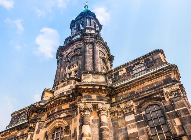 HDR Kreuzkirche em Dresden