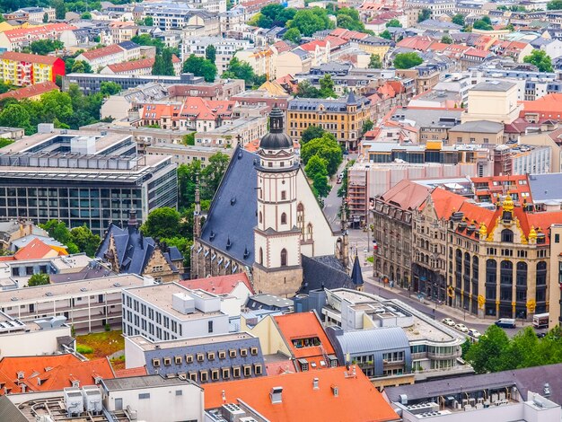 HDR Leipzig Luftaufnahme