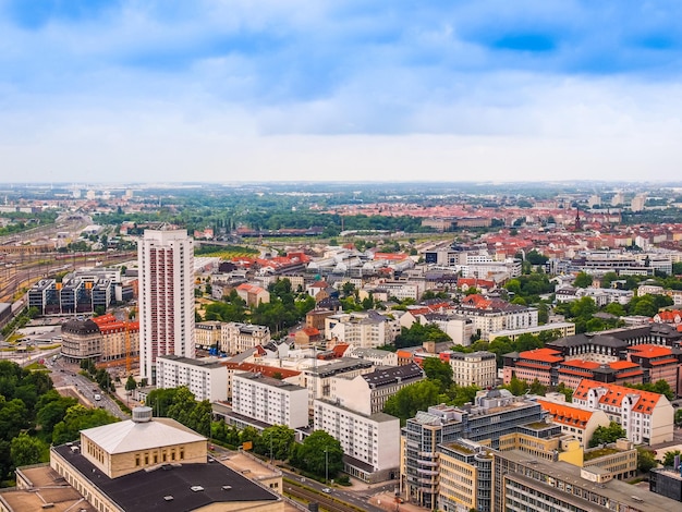 HDR Leipzig Luftaufnahme