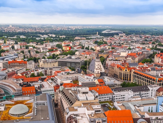 HDR Leipzig Luftaufnahme