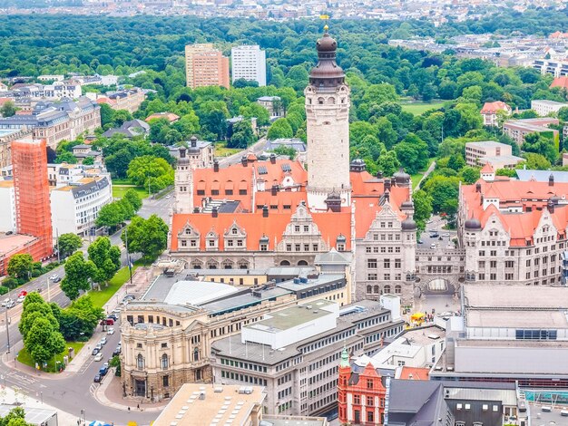 HDR Leipzig Luftaufnahme