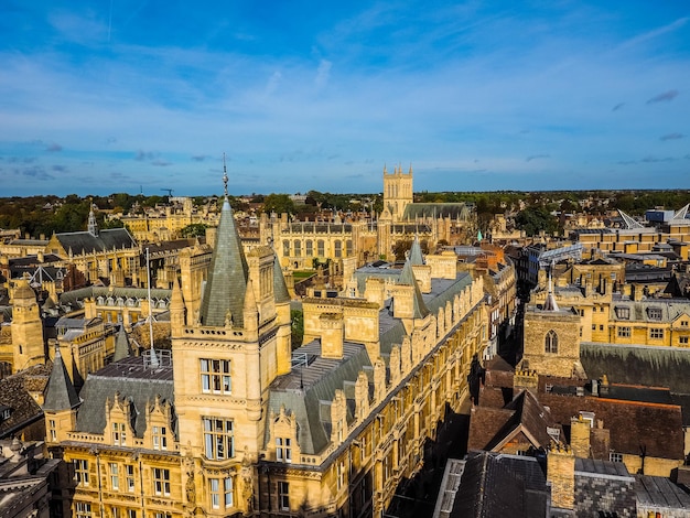 HDR-Luftaufnahme von Cambridge