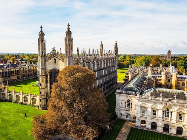 HDR-Luftaufnahme von Cambridge