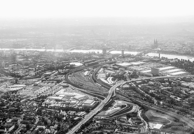 HDR-Luftaufnahme von Köln